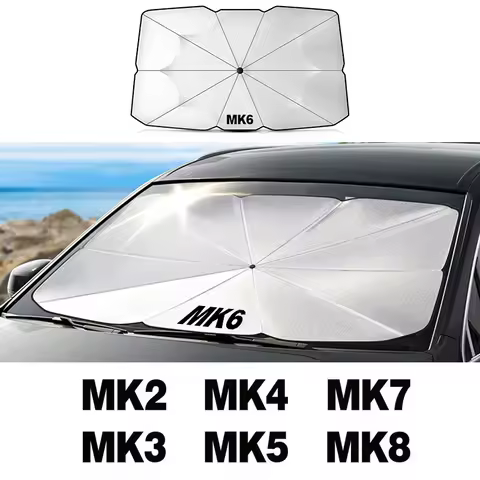 Car Windshield Sunshade Umbrella Car Front Shading For Volkswagen VW Golf 7 4 5 6 MK8 MK7 MK6 MK5 MK