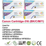 หมึกพิมพ์ Canon MF8030 / MF8050cn / MF8010cn /MF8080cw / MF8030cn (Cartridge-316) สีดำ/ สีฟ้า/ สีเหล