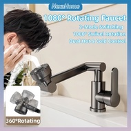 1080° Rotating Faucet Kitchen and Bathroom Multi-functional Hot and Cold Washbasin Faucet Putar Kera