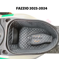 Shockproof Insulated Leather Trunk Liner for Yamaha NVX FAZZIO NVX V1 V2 V3 with Minh An Document Ba