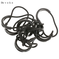 [Devoko] 10pcs Zipper Pulls Cord Zip Puller Zip Fastener Zip Slider Replacement Black