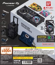 全新 Bandai 扭蛋 Pioneer Alphatheta 先鋒 DJ 迷你 硬件 微型系列 Mini miniature Vol 2 全4款 可發光 PLX-CRSS12 更能與專用 AR 網站