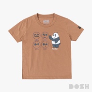 DOSH-UT KIDS T-SHIRTS WE BARE BEARS เสื้อยืดคอกลมเด็ก 1FLWBBT5025-BR (6-12)