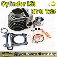 GY6 125/ Kymco Super 8 125 CYLINDER BLOCK COMPLETE WITH PISTON KIT and TOP GASKET