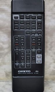 ONKYO RI REMOTE CONTROL TRANSMITTER RC-2095 安橋 擴音機 遙控器 使用美品 原裝100%正版(只限信和地面交收/順豐到付/自備膠袋/可郵寄海外/CASH O