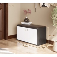 5JIA7 Shoe Bench Integrated Style Household Door Shoe Cabinet Bench 2025 New Home Shoe Cabinet Indoo