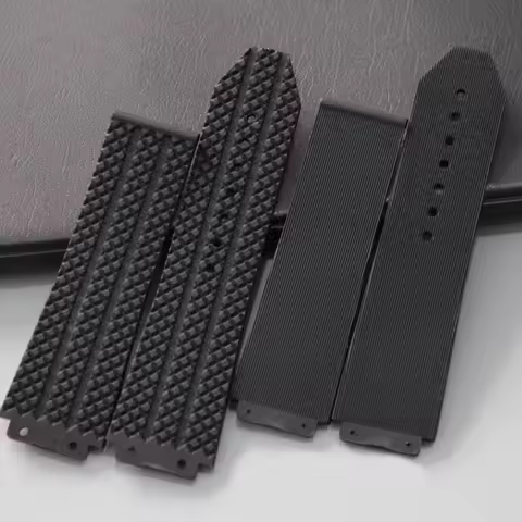 Watch Band for HUBLOT BIG BANG High Quality Silicone 26*19mm Waterproof Men's Watch Strap Chain Rubb