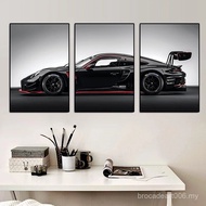 3Pcs Vintage Industrial Style Car Series Poster Gt3rs Art Poster Canvas Painting Wall Prints Picture