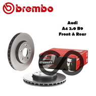 Brembo Front Rear Disc Rotor - Audi A4 2.0 B9