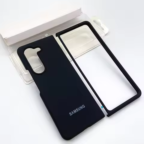 Samsung Galaxy Z Fold 6 Case Liquid Silicone Back Protective Cover For Galaxy Z Fold 5 4 Fold6 Fold5