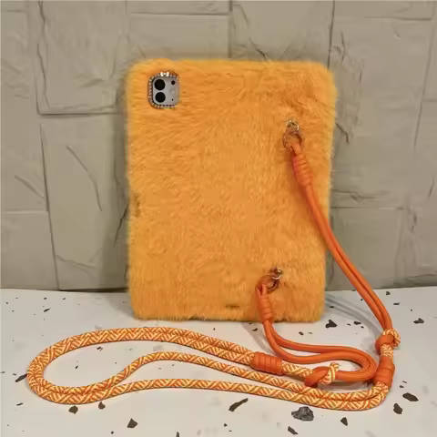 Fluffy Tablet Case With Pen Slot & Lanyard For Vivo iQOO Pad Air 11.5in Pad 2022 11in Pad 2 3 5 12.1