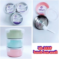 Round stainless steel Lunchbox container ML2638