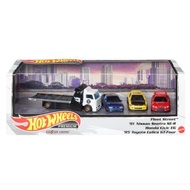 [ACMK] Hot Wheels Premium JDM Garage Display Box Set EG Sentra Celica