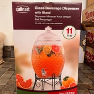 Culinart Glass Beverage Dispenser with Stand Azko Glass Dispenser