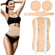 4Packaged Castor Oil Hot Compress Pack Suitable for Abdomen、Neck and Chest plaid Reusable Castor Oil