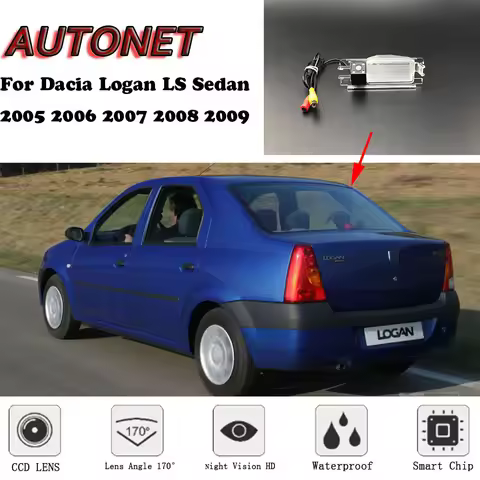 AUTONET Backup Rear View camera For Dacia Logan LS Sedan 2005 2006 2007 2008 2009 /parking Camera or