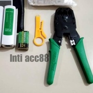 3 in 1 Package Crimping Tool Pliers Rj45 LAN Tester Rj45 Rj11 and Rj45 CAT5 Connector