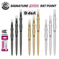 TARGET Dart Point - SIGNATURE RST SWISS POINTS BLACK/GOLD/SILVER REPLACEMENT STEEL DART POINT 3Pcs/P