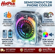 MiLife RGB Phone Cooler | Magnetic Cooling Fan | Low Noise Fast Semiconductor Cooling iPhone Android