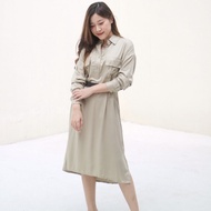 MSMO Julie Midi Rayon Dress