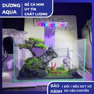 Mini desktop fish tank combo, size 25cm long, 13cm wide, 15cm high
