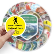UKL6 Hip Hop Stickers 50pcs National Park Luggage Stickers Stationery Box Stickers Handbook Stickers
