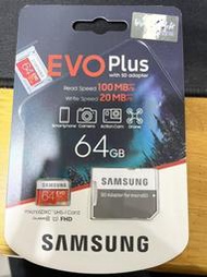 三星 Samsung microSDXC 64G EVO PLUS U1 記憶卡 高速