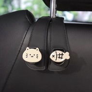 Car-mounted hook, hidden dual hook behind the seat, multifunctional car storage essential, car inter