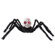 Halloween Animatronic Doll Face Spider Walking Toy Haunted House Prop Halloween Animatronic Doll Fac