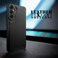 Case Samsung A35 5G Case Softcase LEATHER BLACK CAMERA PROTECTION Case Casing Hp Samsung A35 5G