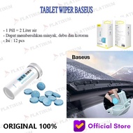 Baseus Auto Glass Cleaner Tablet Biru Pembersih Wiper Kaca Mobil 12 Pc