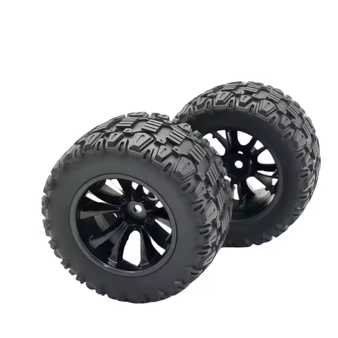 4PCS 88mm 12mm Hex Rubber Tires Wheels for SCY 16101 16102 16103 Pro MJX Hyper Go 14210 16210 1/14 1