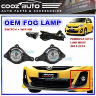 Perodua Myvi Lagi Best 2011 - 2014 Fog lamp Fog light Foglamp Switch + Wiring