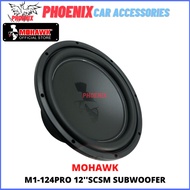 12'' 📢 MOHAWK Car Audio MOHAWK-1 SERIES 12 inch SVC Subwoofer, 400W – 21M1-124PRO CAR AUDIO WOOFER BASS