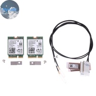 MyriadU 9560NGW WiFi Card+Antenna 1733Mbps Wireless AC 9560 Dual Band 2.4G/5G BT 5.0 802.11Ac M.2 CN