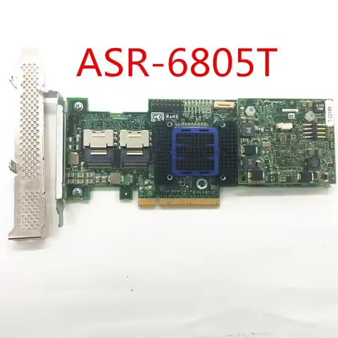 Microsemi PMC Adaptec RAID 6805t 2272800-R ASR-6805T 8-Port 6Gb/s PCI-E2.0 X8 Controller SAS Card RA