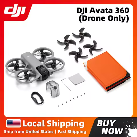 DJI Avata 360 (Drone Only) 1-Inch Flagship Imaging, 8K/60fps HDR Video 360° and Single Lens, Flexibl