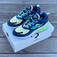 [🎁FREEGIFT🎁] Nike Airmax React 270 Blue Green Running Shoes Sport Shoes Sneaker Kasut Unisex