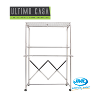 [JML Official] Ultimo Casa Pro | 90 - 120cm width Stainless Steel Clothes drying rack with added Mesh holds up to 60kg