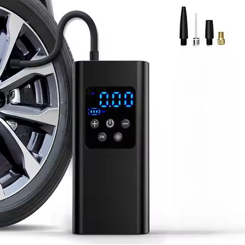 Car Air Pump Portable Bicycle Electric Car Tire Pump Air Pump Handheld Wireless Charging Compact