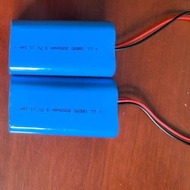 Lin Lithium 18650 PACK 1500mAh 5.55 wh Full Capacity Battery Certification Complete