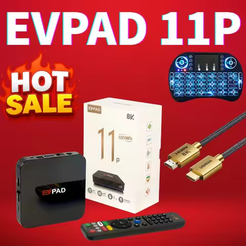 [Genuine]Evpad 11P 2025 tv box 4GB64GB Android TV Box best set top box hot in Korea Japan USA Singap