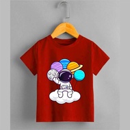 Children's t-shirt Astronaut planet Balloon Top unisex Children's t-shirt/ Children's t-shirt/
