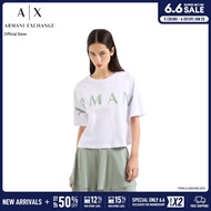 Armani Exchange เสื้อยืดผู้หญิง รุ่น XW000520-AF10359-U0002 - สีออฟไวท์
