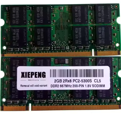 Laptop RAM 4GB 2Rx8 PC2-5300S 2GB DDR2 667 MHz for MacBookPro4,1 A1150 A1151 A1211 A1212 A1226 A1229