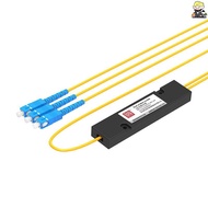 [CLA] PLC Splitter SC APC 1X2 PLC Singlemode Fiber Optical Splitter SC/UPC PCL Splitter Internalpute