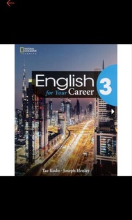 （二手書）English for your career  英文書