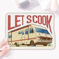 Allenjoy 31.5" x 22.9" Vintage Bus Bathroom Rugs Cartoon Design Mat Bathmat Rug Non Slip Washable