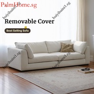 Claudia Fabric Sofa / 3 Seater Sofa / Modular Sofa / White / Pet Friendly Sofa / Tofu Sofa