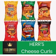 HERRS Cheese Curls | Cheese Flavored Snacks | HERR'S USA